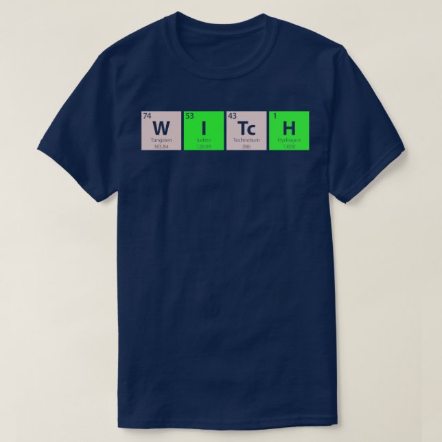 Hexentabelle T-Shirt (Design vorne)