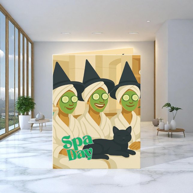 Hexentag Wellness-Center Funny Spaß Einladung (Von Creator hochgeladen)