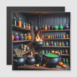 Hexentrank A Magical Alchemist's Haven Magnetkarte
