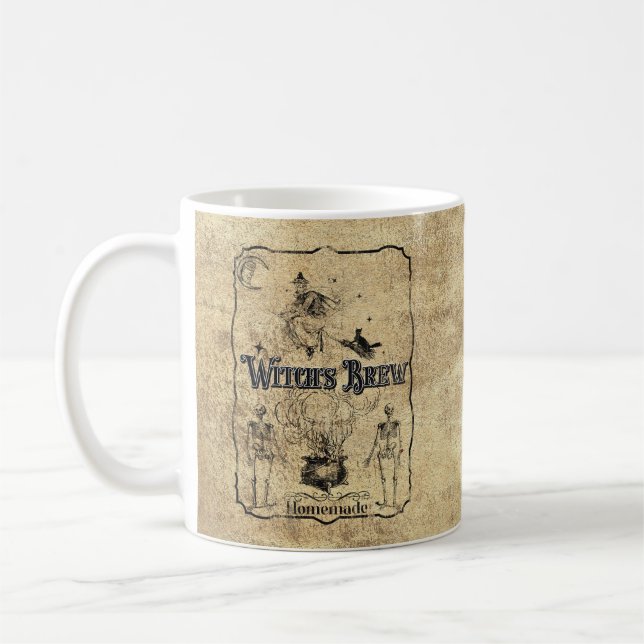 Hexentrank - Dunkler Gothic Humor Kaffeetasse (Links)