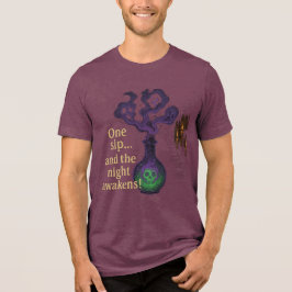 Hexentrank Ein Schluck und die Nacht erwacht Tri-Blend Shirt