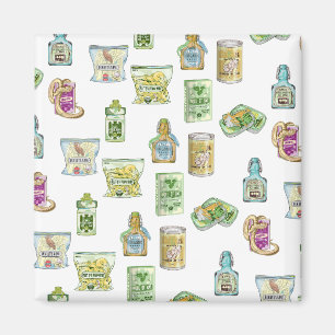 Hexentrank-Muster doppelt Magnet