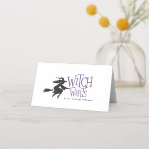 Hexenwarzen Halloween Candy Bag Topper Platzkarte