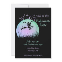 Hexenweg zum Halloween-Party