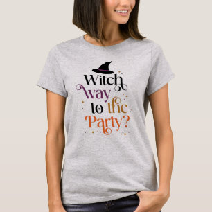 Hexenweg zum Party Halloween-Shirt T-Shirt