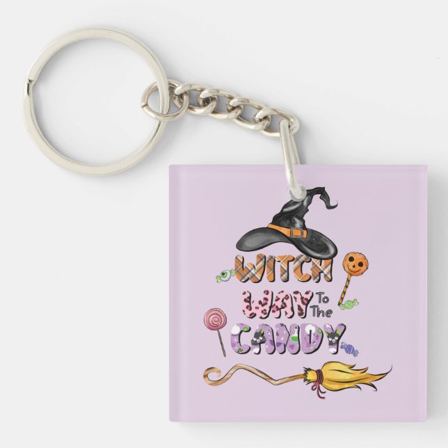Hexenweg zur Candy Schlüsselanhänger (Vorderseite)
