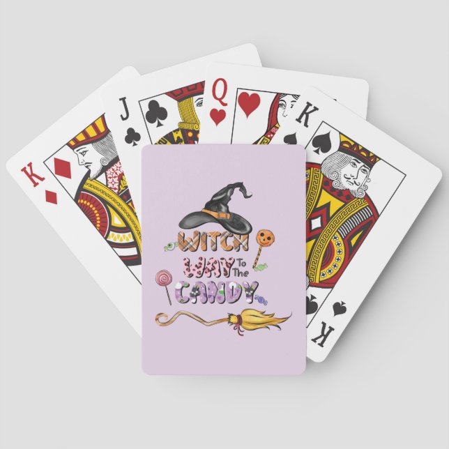 Hexenweg zur Candy Spielkarten (Rückseite)