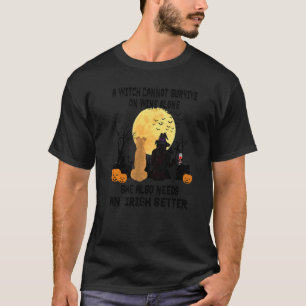 Hexenwein und Irischer Setter-Hundemutter Hallowee T-Shirt