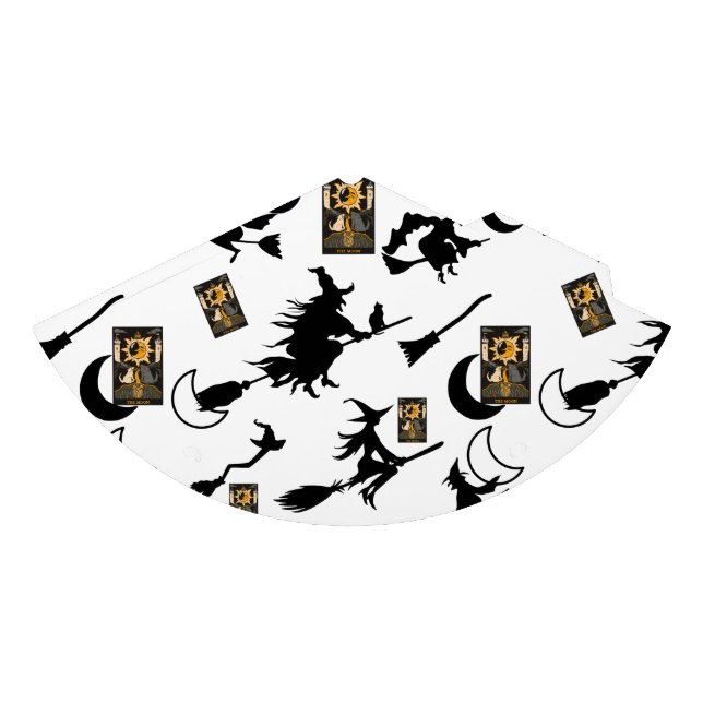 Hexenzauberer Schwarzmeerkatze Partyhütchen (Vorderseite)