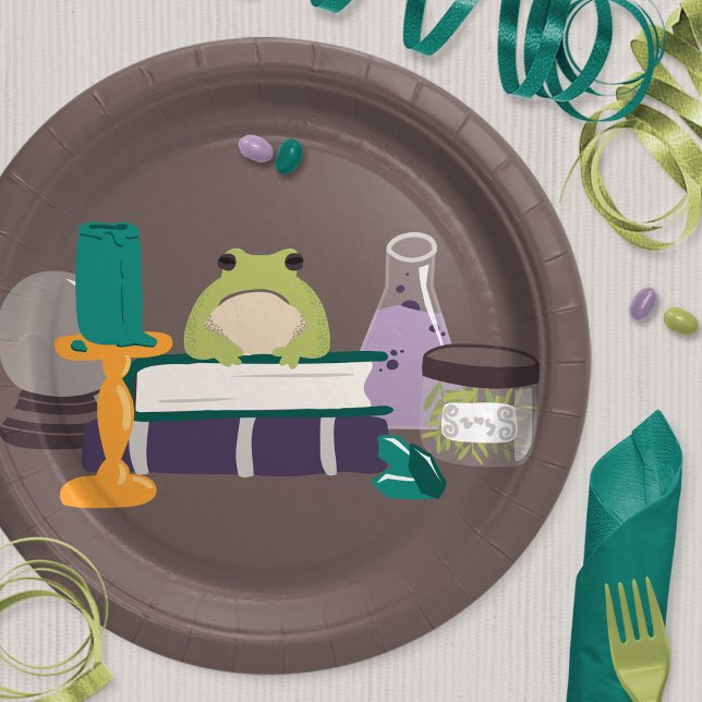 Hexenzauberschuss Halloween Pappteller (Von Creator hochgeladen)