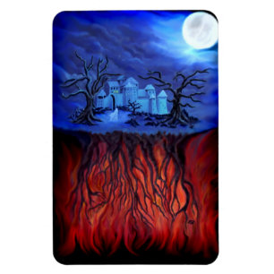 Hexenzeit, zwischen Himmel und Hölle Magnet