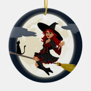 Hexenzwergenbromholz Keramik Ornament