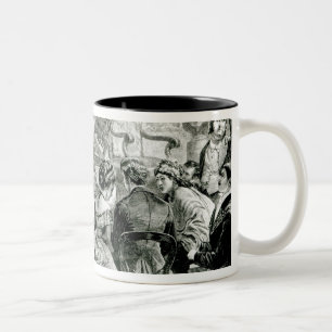 Hexerei, 1871 zweifarbige tasse