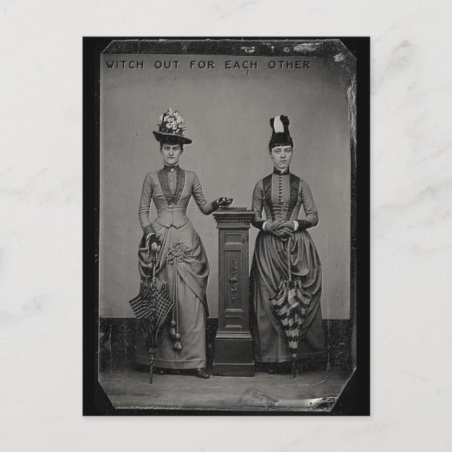 Hexerei für einander postkarte (Vorderseite)