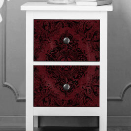 Hexerei Geblüht | Dark Red Fantasy Pentagramm Seidenpapier