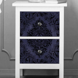 Hexerei Geblüht | Dusty Lila Fantasy Pentagramm Seidenpapier