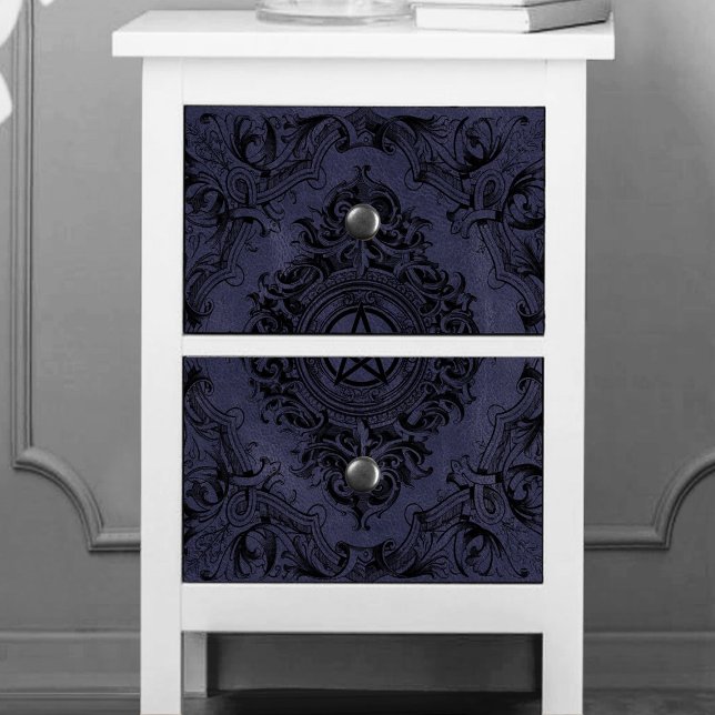 Hexerei Geblüht | Dusty Lila Fantasy Pentagramm Seidenpapier (Von Creator hochgeladen)