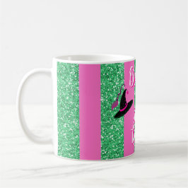 Hexerei Girls Pink & Green Halloween Custom Tasse