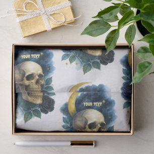 Hexerei Gothic Floral Halloween Creepy Seidenpapier