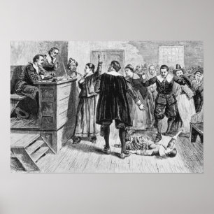 Hexerei im Dorf Salem Poster