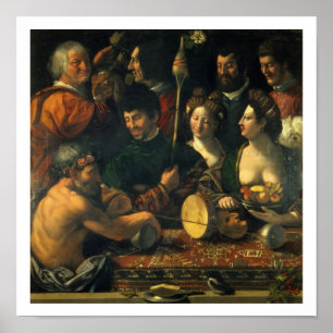 Hexerei oder Allegory of Hercules, c.1535 (Öl auf Poster