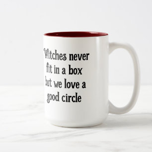 Hexerei-Tasse Zweifarbige Tasse