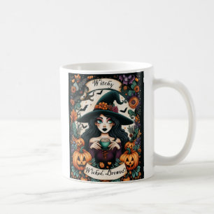 Hexerei, verdorben, gebrüht attraktive Halloween-H Kaffeetasse