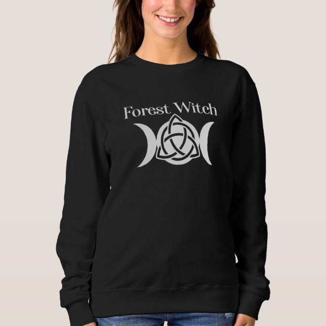 Hexerei Wiccan Forest Hexe Sweatshirt (Vorderseite)