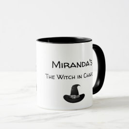 Hexe's Kitchen Magic personalize Name Black Tasse