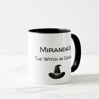 Hexe's Kitchen Magic personalize Name Black Tasse