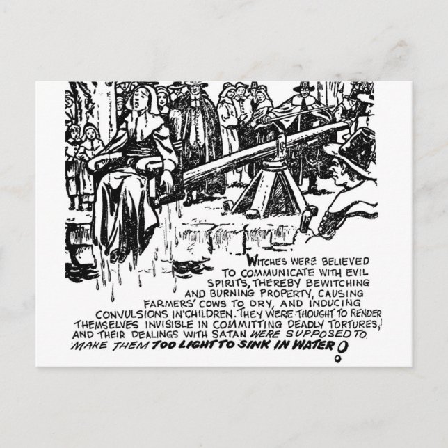 Hexing Dunking Postkarte (Vorderseite)