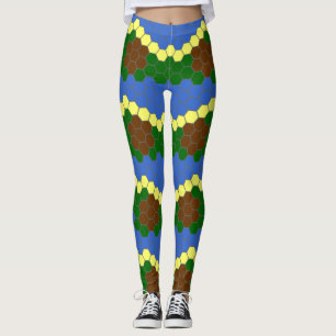 Hexmap-Leggings Leggings