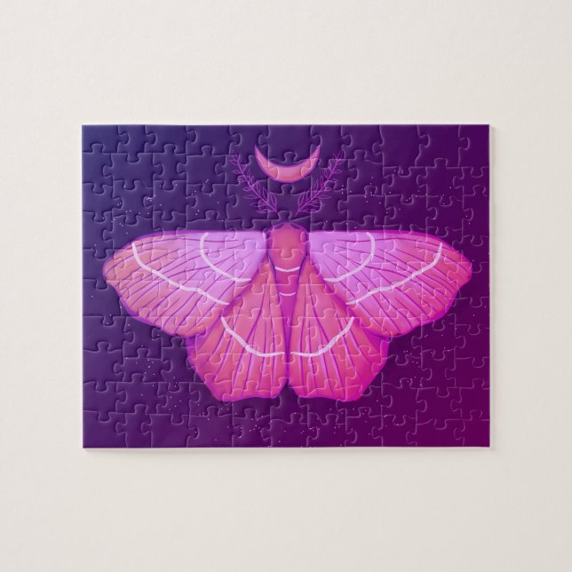 Hexy Moth Lila Magical Insecke Cotattcore Puzzle (Horizontal)
