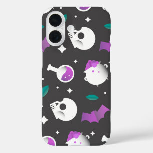 Hexy-Tränenparade Niedliches Halloween iPhone 16 Hülle