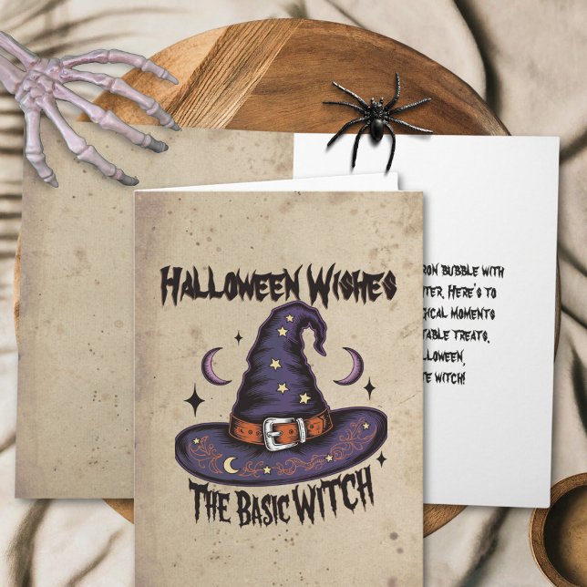 Hexy Whimsy Card Basic Hexenkessel Halloween Karte (Von Creator hochgeladen)