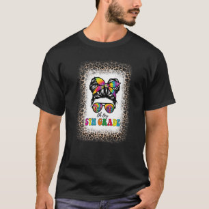 Hey 5. Grade Girl Fünfte Gefärbte Krawatte, Messy  T-Shirt