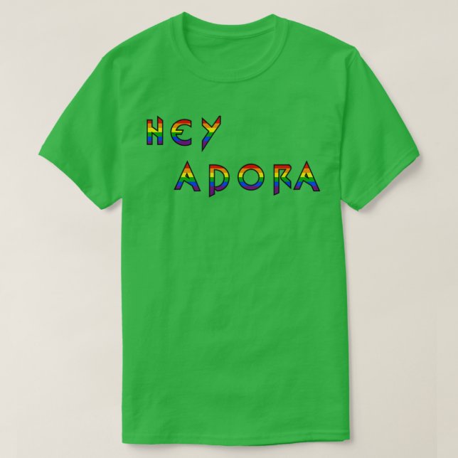 Hey Adora SheRa LGBT Pride T-Shirt (Design vorne)