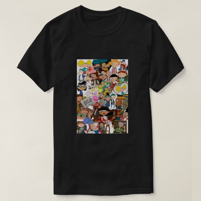Hey Arnold's All Character Classic T-Shirt (Design vorne)