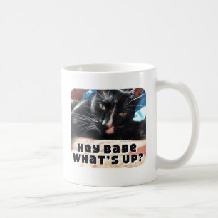 Hey Babe Kokett Cat 2-seitig Tasse
