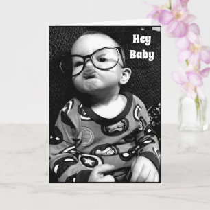 HEY BABY ***KISS ME*** LIEBE CARD KARTE