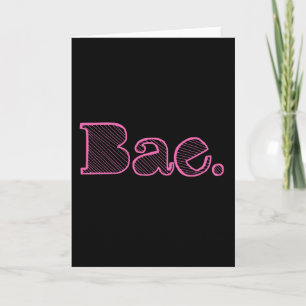 Hey Bae, Freund-Slang Karte