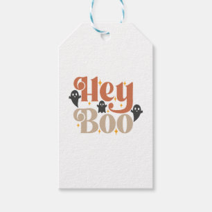 Hey Boo Boho Halloween Hey Boo Geist Geschenkanhänger