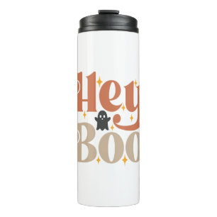 Hey Boo Boho Halloween Hey Boo Geist Thermosbecher