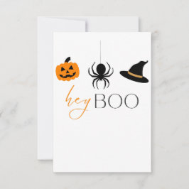 Hey Boo! Dankeskarte