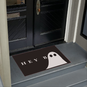 Hey Boo Ghost Halloween Door Mat Fußmatte