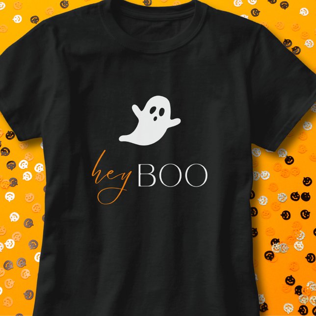 Hey Boo Ghost T-Shirt (Von Creator hochgeladen)