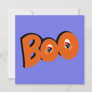 Hey Boo, habe ich dich für Typografie Gezeichnet Karte