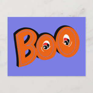 Hey Boo, habe ich dich für Typografie Gezeichnet Postkarte