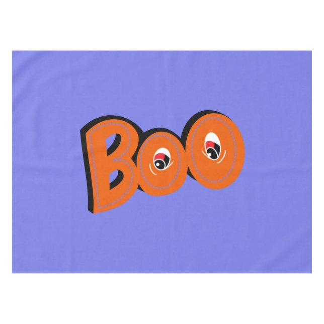 Hey Boo, habe ich dich für Typografie Gezeichnet Tischdecke (Vorderseite (Horizontal))