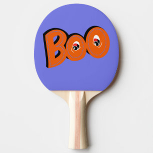 Hey Boo, habe ich dich für Typografie Gezeichnet Tischtennis Schläger